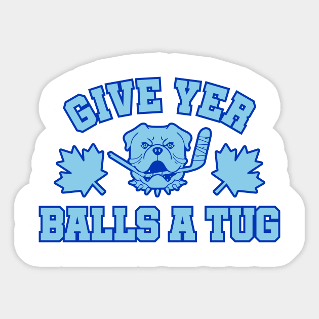 Give Your Balls A Tug Sticker by Vault Emporium
